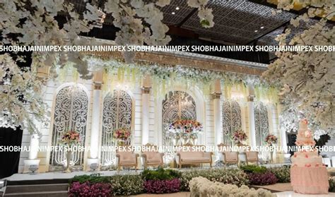 White Palace Theme Wedding Reception Stage, Rs 50000 /onwards Shobha Jain Impex | ID: 19827918255