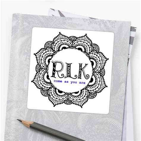 "RLK 3" Sticker by carlyanzalone | Redbubble