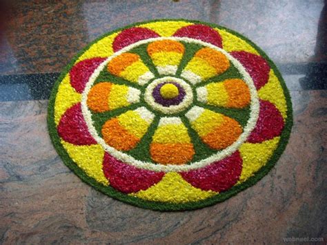 60 Most Beautiful Pookalam Designs for Onam Festival