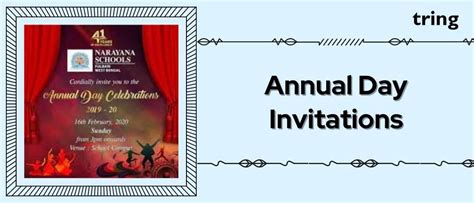 50+ Unique Annual Day Invitation Ideas for Your Event