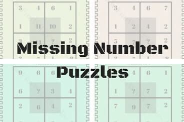 Missing number puzzles with answers - Fun With Puzzles