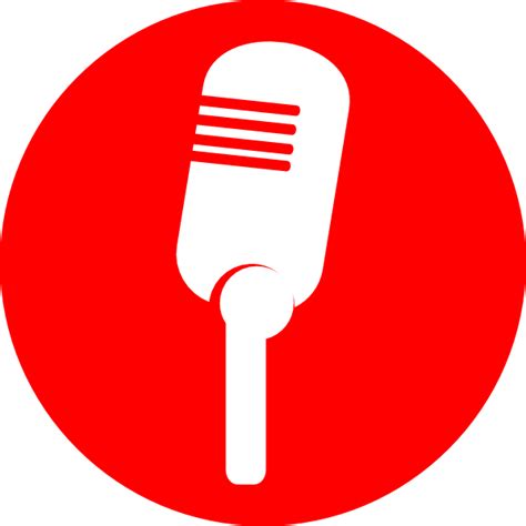 Microphone Icon Clip Art at Clker.com - vector clip art online, royalty free & public domain