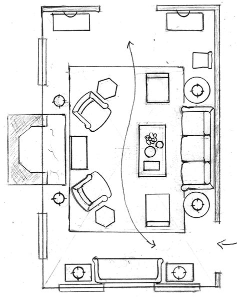 Living Room Furniture Layout Planner