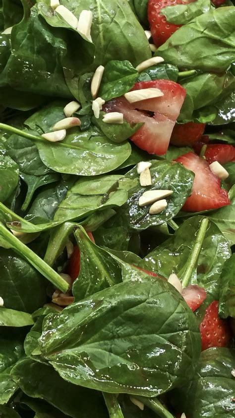 Strawberry Spinach Salad Free Stock Photo - Public Domain Pictures
