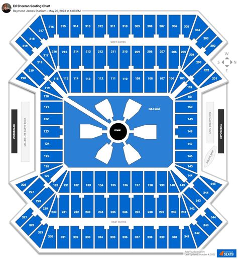 Raymond James Stadium Concert Seating Chart - RateYourSeats.com