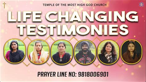 LIFE CHANGING TESTIMONIES || Temple of The Most High God Church - YouTube