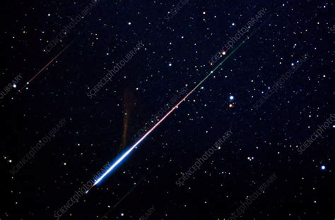 Leonid meteor - Stock Image - R305/0184 - Science Photo Library