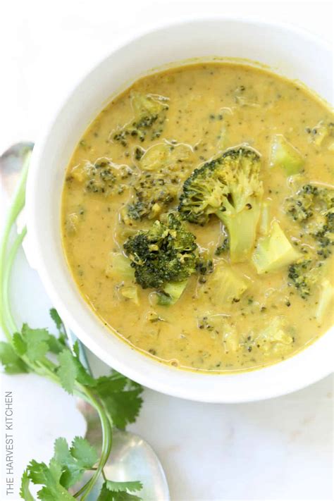 Coconut Curry Broccoli Soup - The Harvest Kitchen