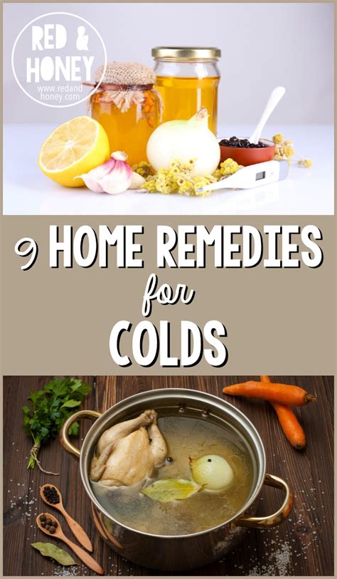 9 Home Remedies for Colds - Red and Honey