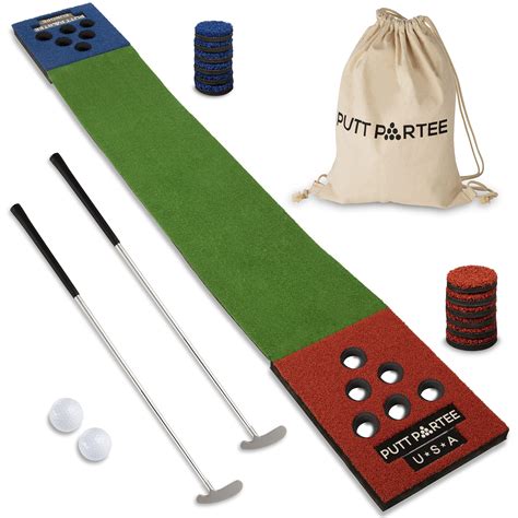 Buy Putt Partee Golf Pong Putting Game, Portable Indoor-Outdoor Golf ...