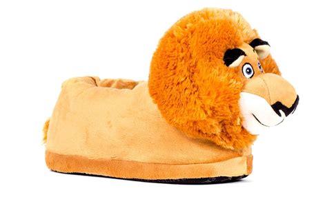 Fuzzy Animal Slippers for Adults