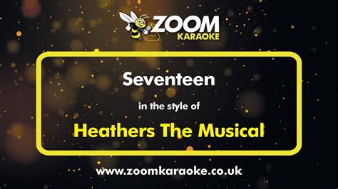 Heathers The Musical - Seventeen - Karaoke Version from Zoom Karaoke - YouTube