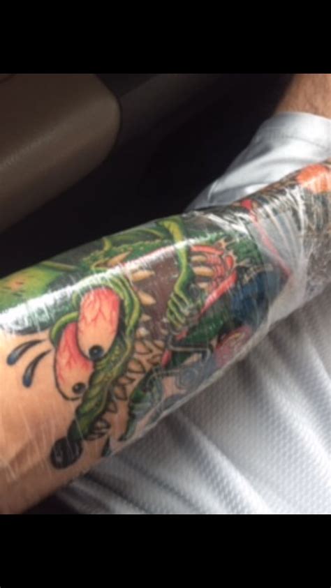 McLovin on Twitter: "My new tattoo, the start of the sleeve🤘 All color in my left arm. Then ...