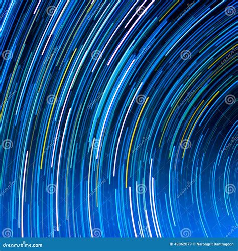 Image of Long Exposure Star Trails. Stock Image - Image of astronomy ...