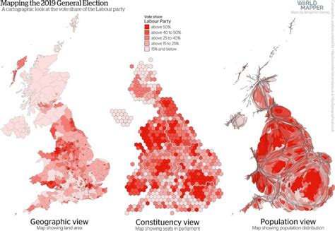 Mapping the 2019 UK General Election - Geographical