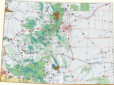 Black forest Colorado Map | secretmuseum