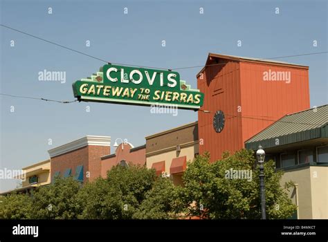 Clovis, California, historic community in central California Stock ...