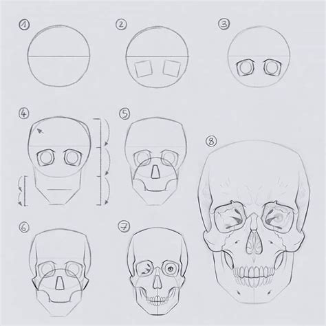 Cool Skull Drawing and Sketch Ideas - Beautiful Dawn Designs