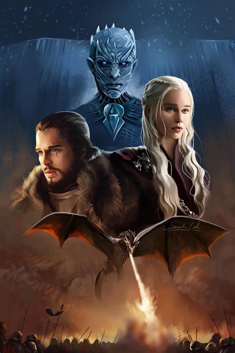 [No Spoilers] Game of thrones Fan art by Sarah Lal : r/gameofthrones