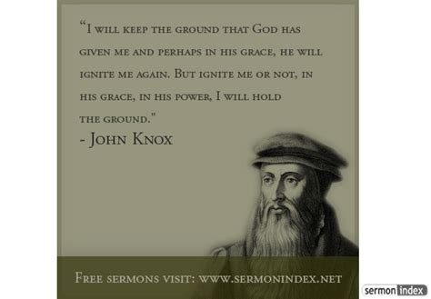 John Knox Quote - Sermon Index