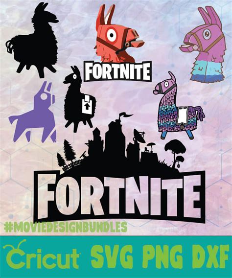 FORTNITE LLAMA BUNDLE LOGO SVG PNG DXF - Movie Design Bundles