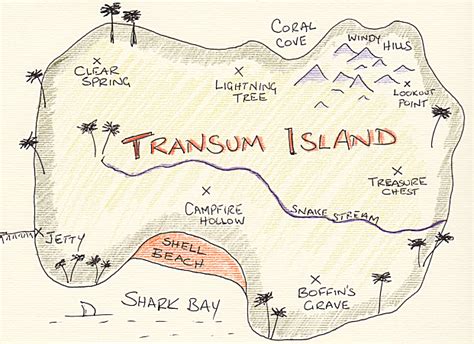 Island Map Drawing at GetDrawings | Free download