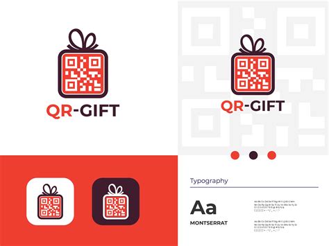 QR code Gift logo design on Behance