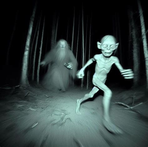 trail cam footage of gandalf chasing gollum | Il signore degli anelli, Immagini, Grafici