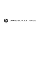 HP ENVY 4500 Manual