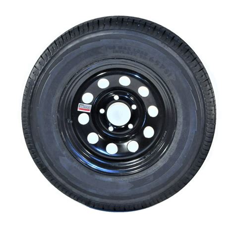 Goodyear Endurance Trailer Tire On Rim ST205/75R15 LRD 15X5 5-4.5 Black ...