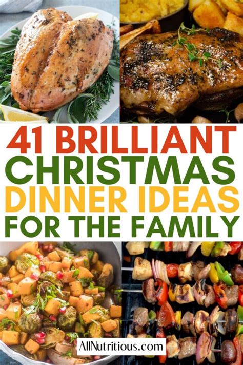 41 Festive Christmas Dinner Ideas - All Nutritious