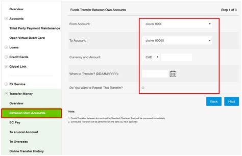 Online Banking Fund Transfer – Ways to Bank – Standard Chartered China