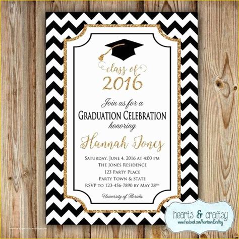 College Graduation Party Invitations Templates Free Of High School ...