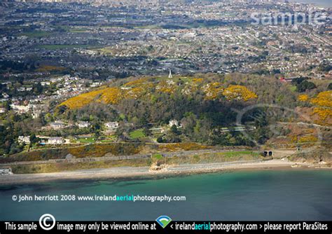 Aerial photo of Killiney Hill and Dublin suburbs of Sallynoggin, Kill O ...