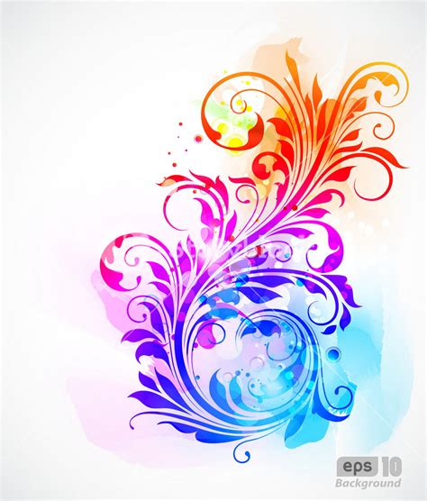 Abstract Floral Background Vector Illustration Royalty-Free Stock Image ...