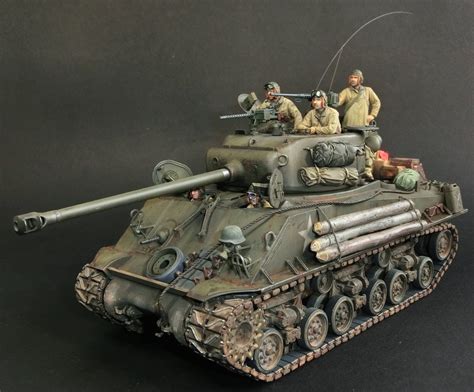 Tamiya 1/35 "Easy Eight" Sherman w/converted "Fury" figures Scale Model Kits, Scale Models ...