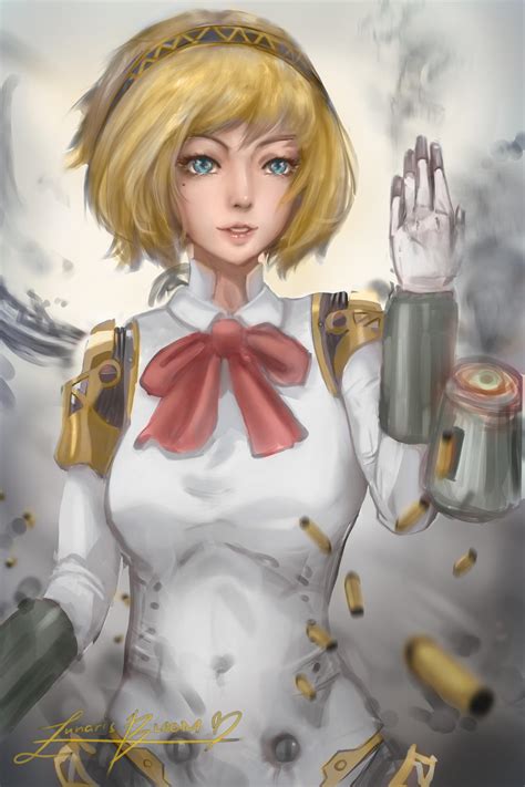 Persona 3 Aigis by LunarisBloom on DeviantArt