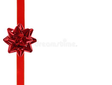 Red ribbon bow stock photo. Image of present, compliment - 7143812