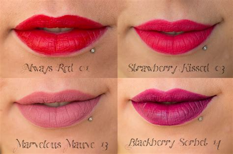 Sephora Cream Lip Stains Review and Swatches – Alice's Beauty Madness