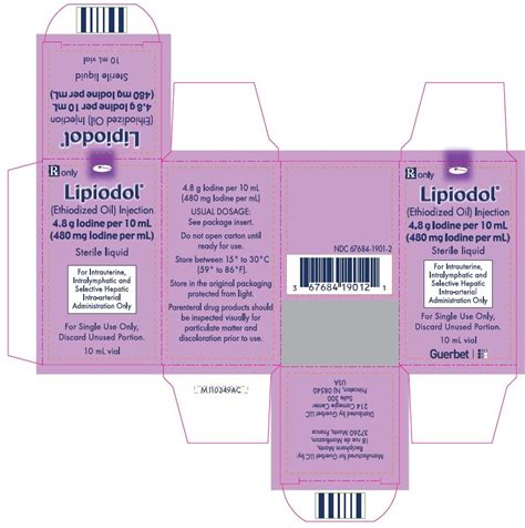 Lipiodol: Package Insert / Prescribing Information