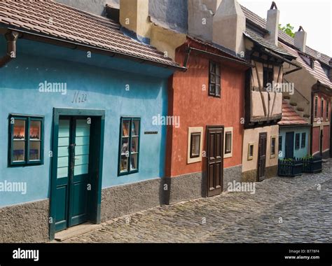 Golden Lane Prague Castle Stock Photo - Alamy