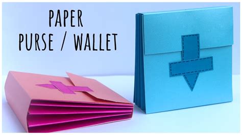 How To Make Paper Purse | DIY Paper Wallet | Small Paper Bags Handmade ...