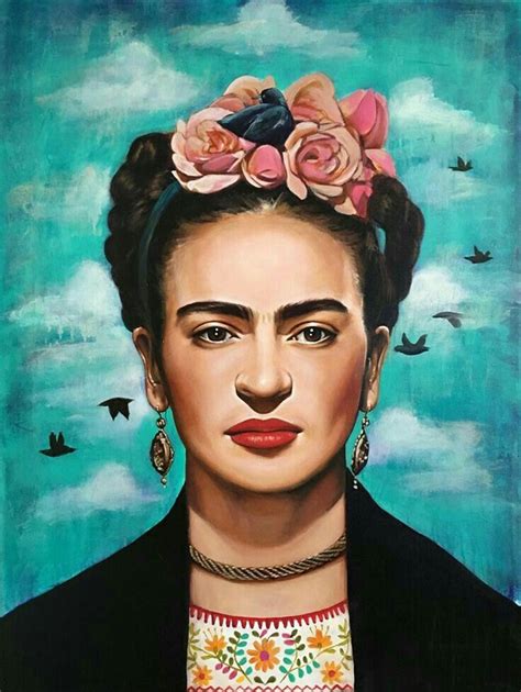 Frida Kahlo Elmas Mozaik Tablo 35x45cm- marcelsanat.com