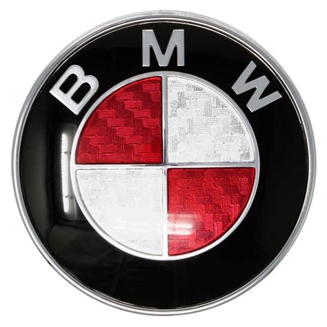 BMW Carbon Fiber - Red - 74mm in 2020 | Custom car emblems, Bmw, Carbon fiber