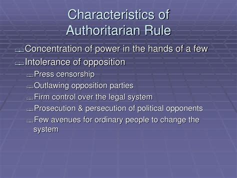 PPT - Authoritarian & Totalitarian Regimes PowerPoint Presentation - ID:9149728