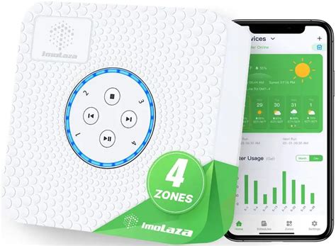 ImoLaza 4 Zone Smart Sprinkler Controller User Manual