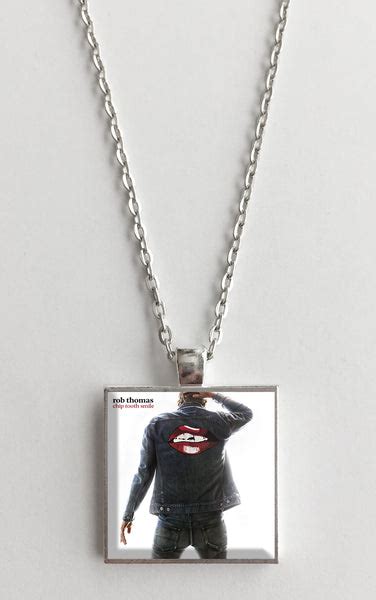 Rob Thomas - Chip Tooth Smile - Album Cover Art Pendant Necklace – Hollee