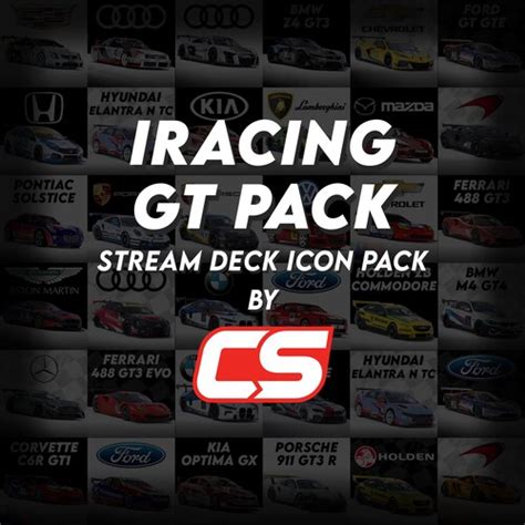 Race Deck Sim Racing Stream Deck Icon Pack - Etsy