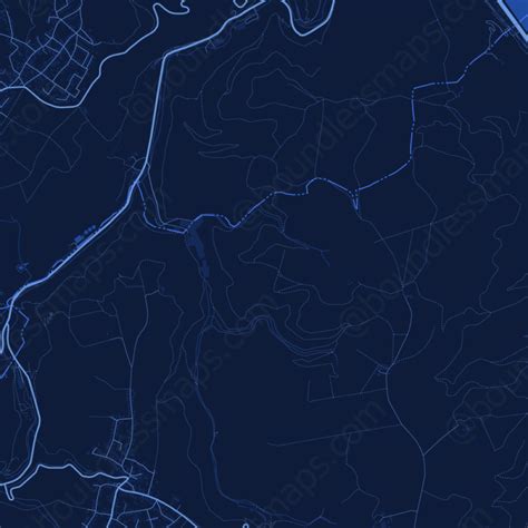 Andernach Vector Map - Dark Blue (AI,PDF) | Boundless Maps