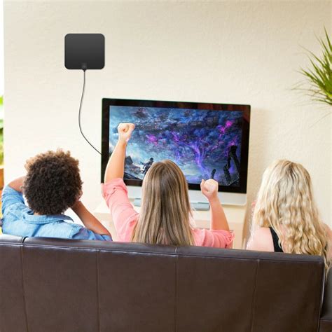 300 Miles Indoor Digital Amplified HDTV Antenna W/ Signal Booster - JDGOSHOP - Creative Gifts ...